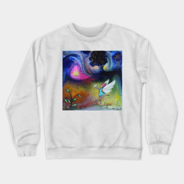 Star Fairy Crewneck Sweatshirt by kume